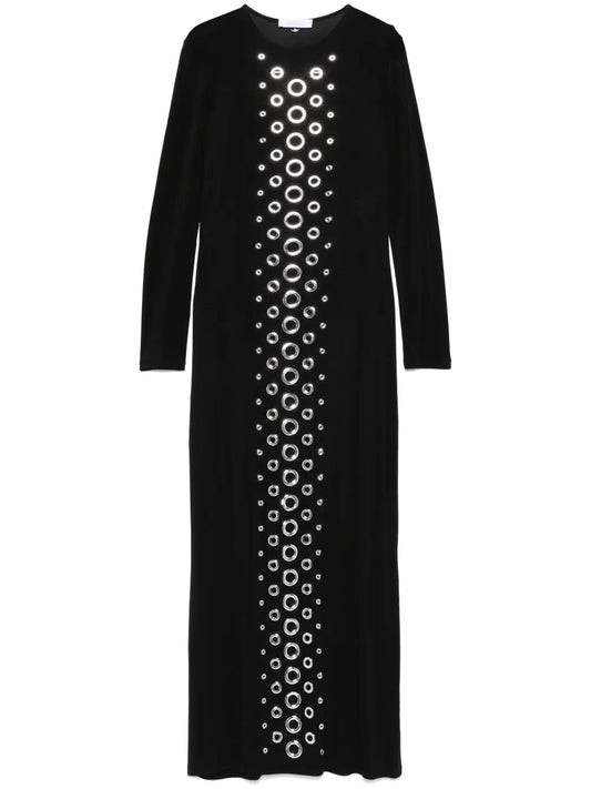 Semi-Sheer Maxi Dress