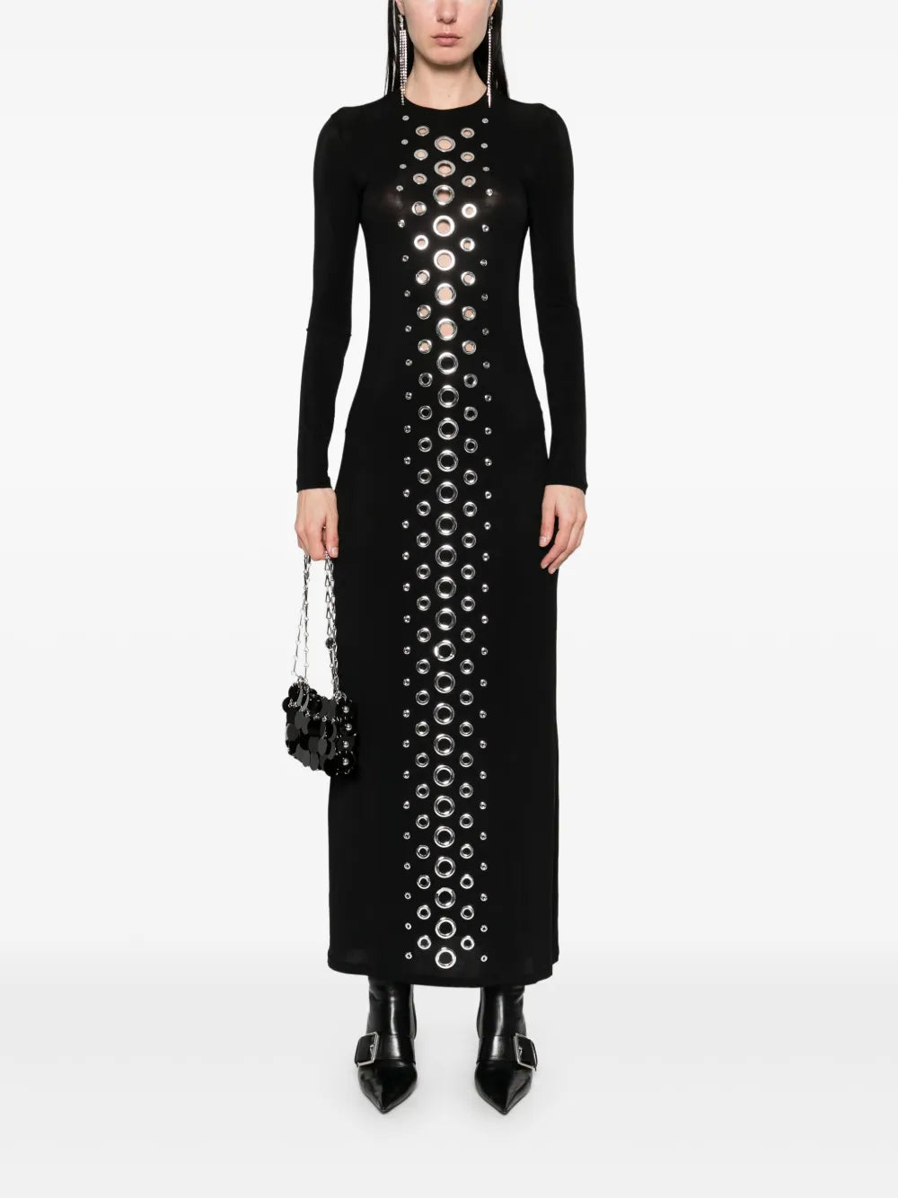 Semi-Sheer Maxi Dress