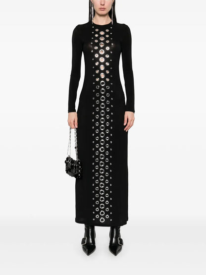 Semi-Sheer Maxi Dress