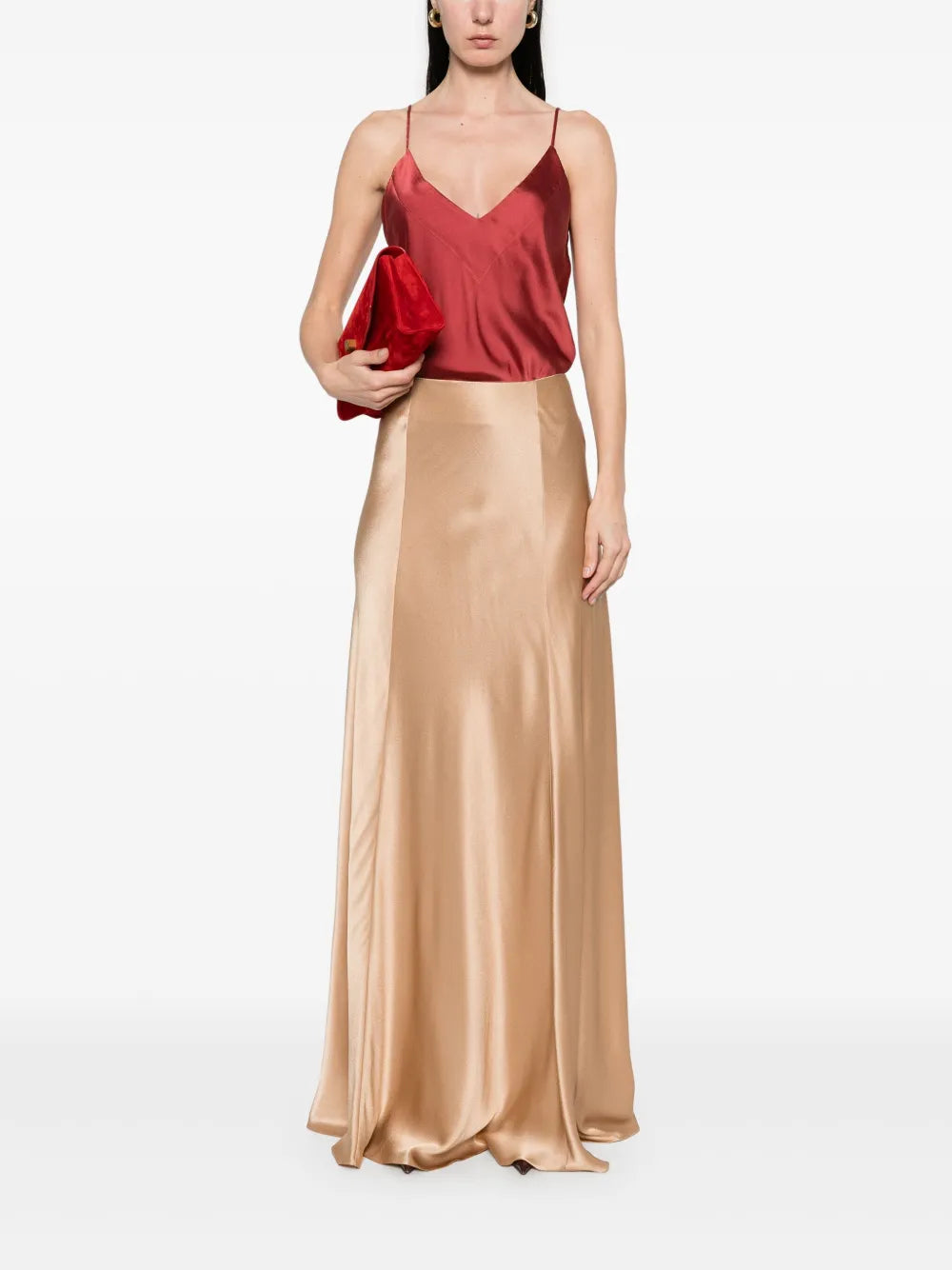 Satin Maxi Skirt