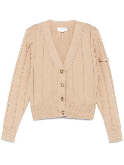 Wide-Ribbed Cardigan