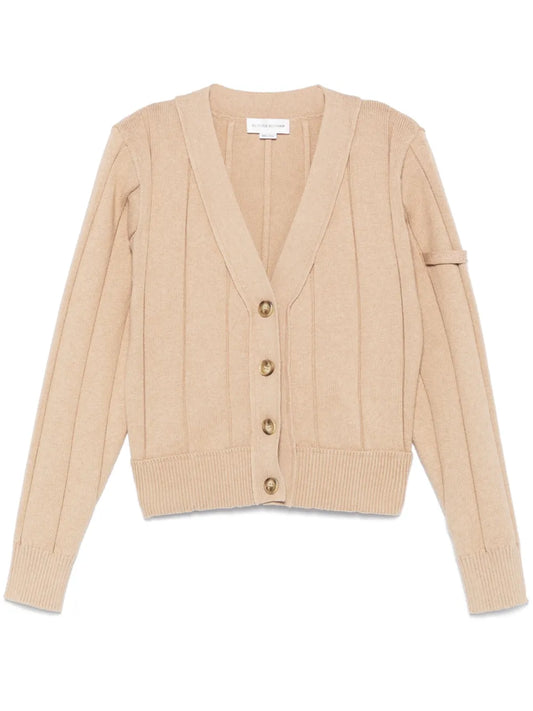 Wide-Ribbed Cardigan