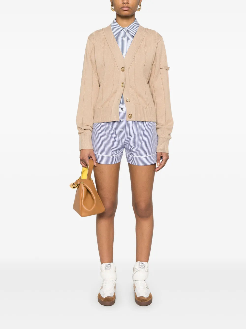 Wide-Ribbed Cardigan