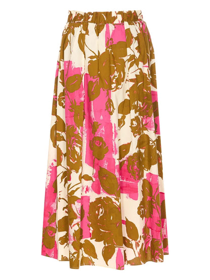 Poplin Midi Skirt