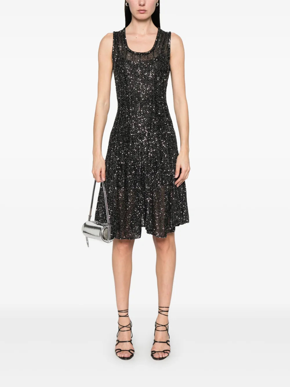 Sequinned Midi Dress