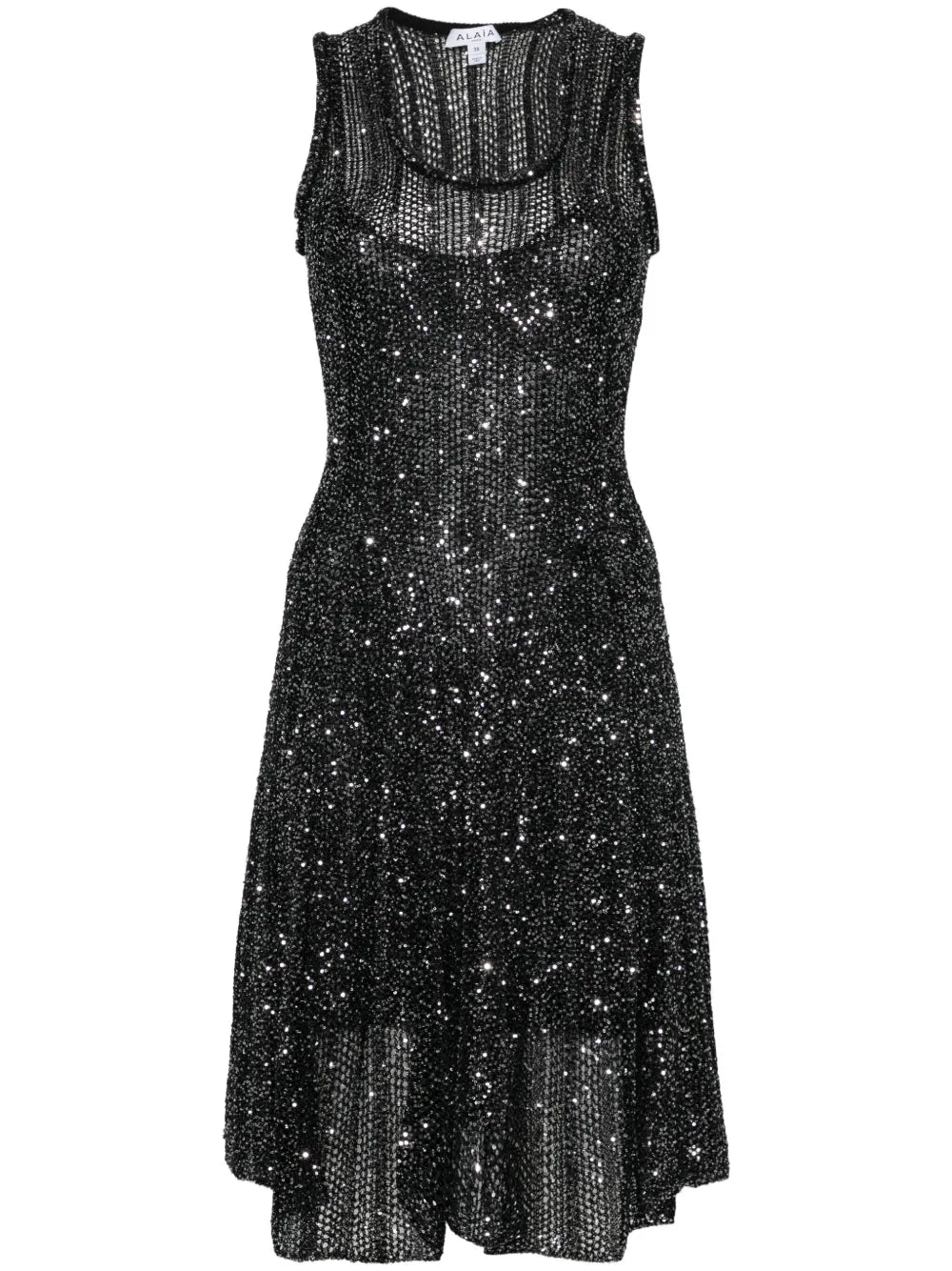 Sequinned Midi Dress