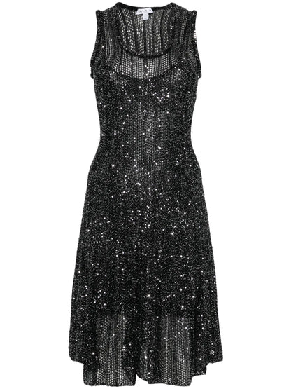 Sequinned Midi Dress