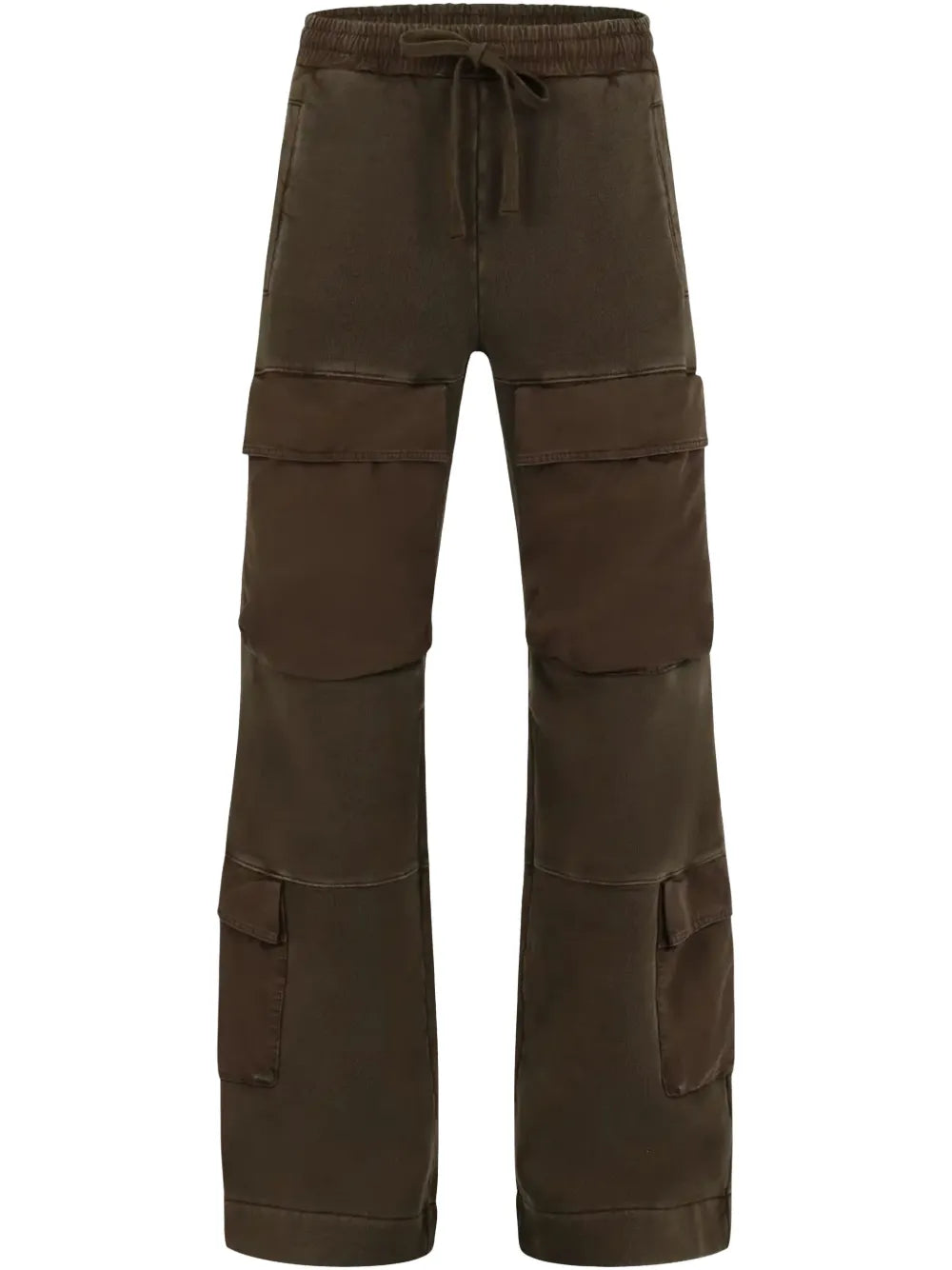 Cargo-Detail Wide-Leg Trousers