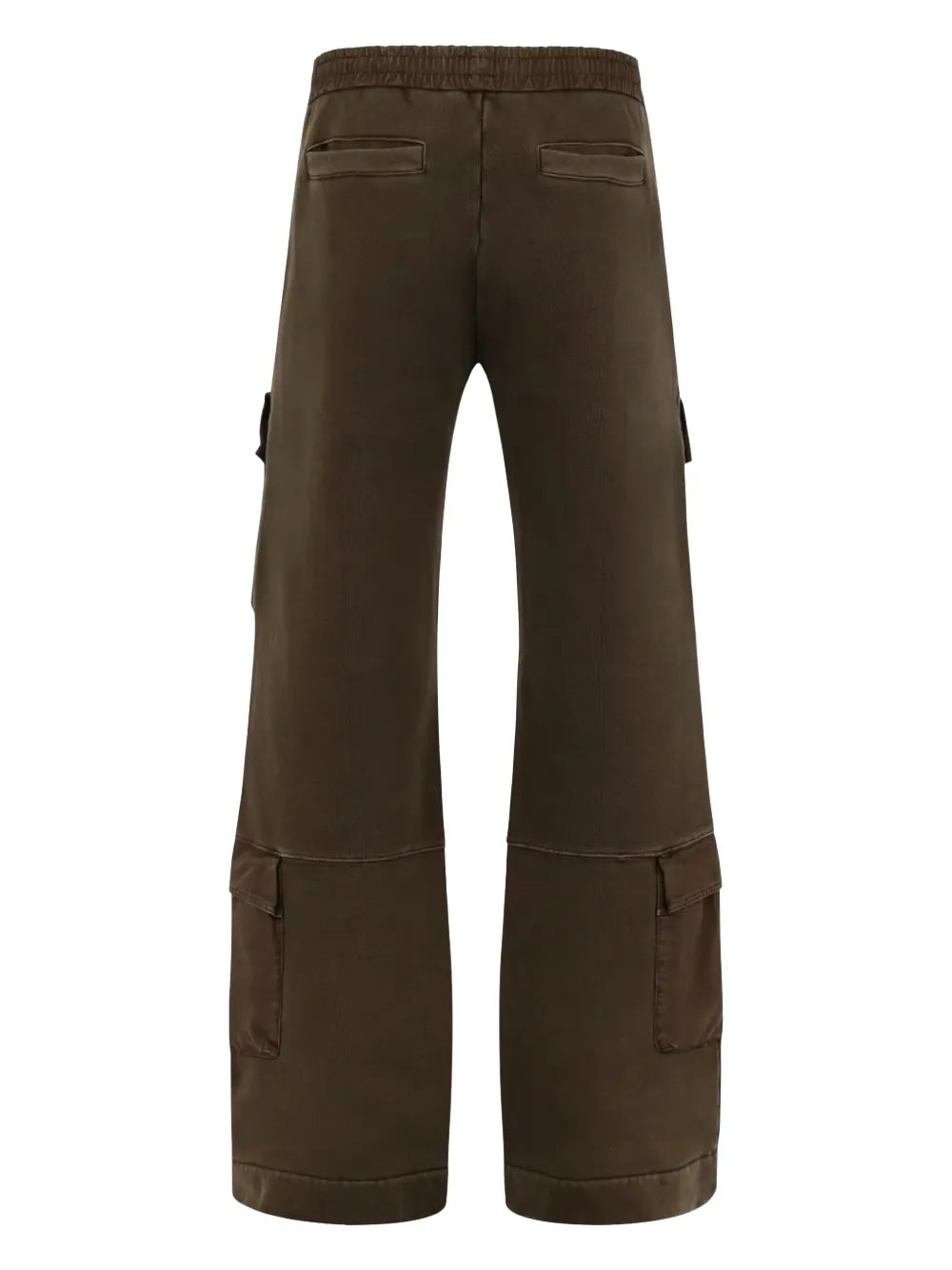 Cargo-Detail Wide-Leg Trousers