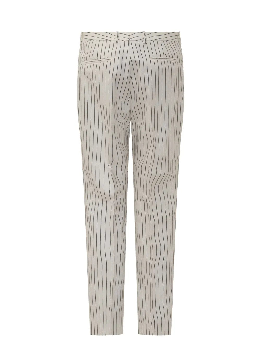 Striped Wool Tailored Trousers