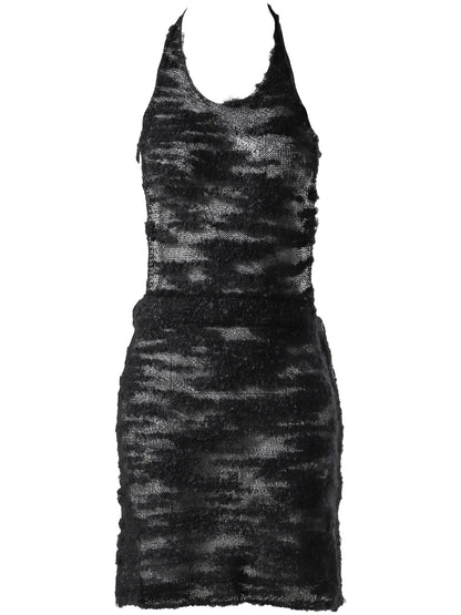 Semi-Sheer Mini Dress