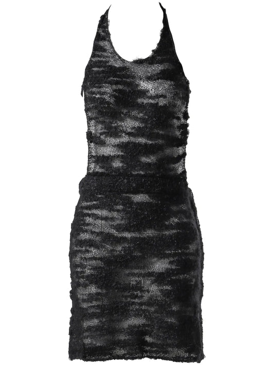 Semi-Sheer Mini Dress