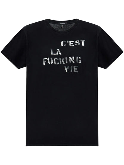 Slogan-Print T-Shirt
