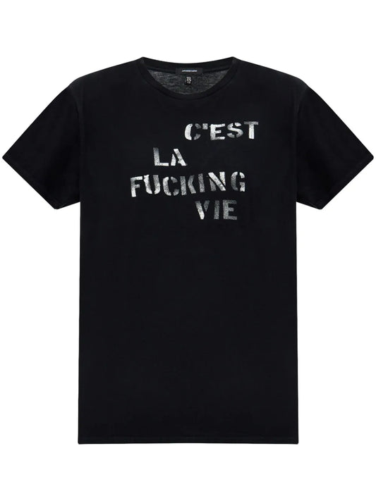 Slogan-Print T-Shirt