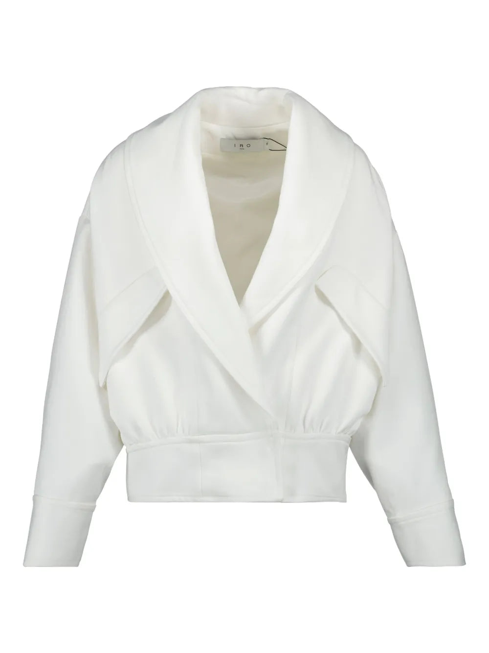 Collar-Detail Cropped Jacket