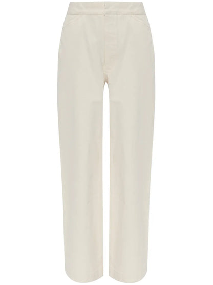 Rear-Drawstring Trousers