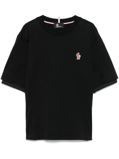Logo-Patch Cotton T-Shirt