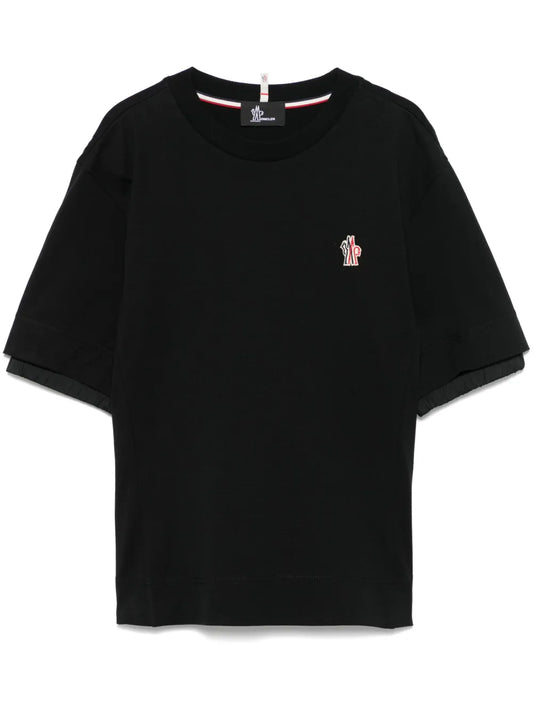 Logo-Patch Cotton T-Shirt