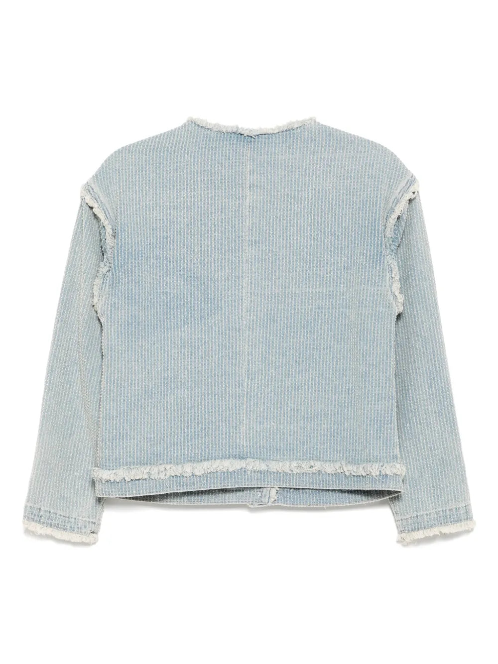 Round-Neck Denim Jacket