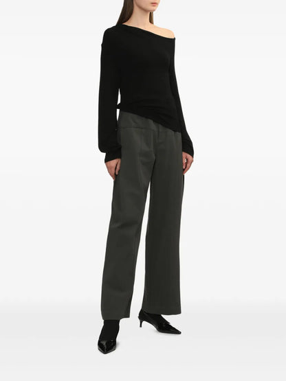 Straight-Leg Trousers