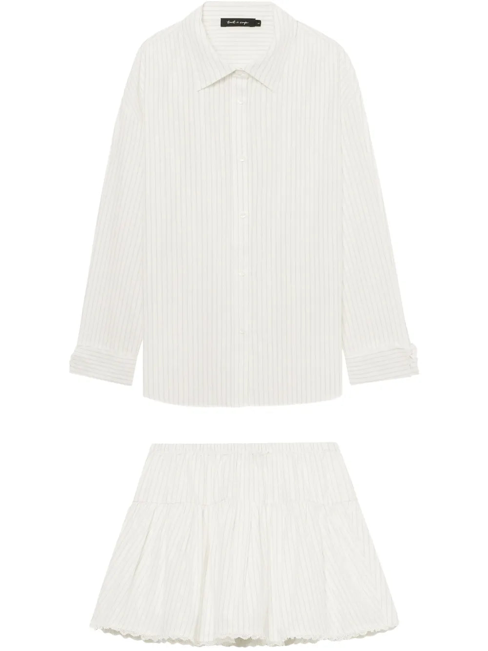 Striped Shirt Set