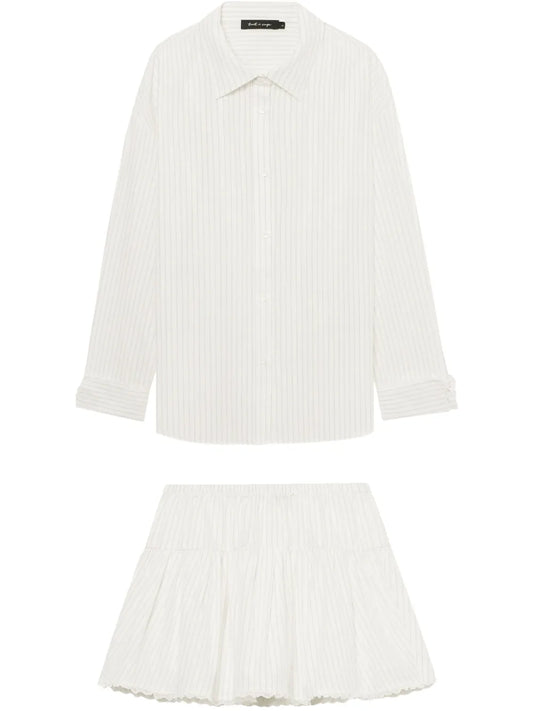 Striped Shirt Set