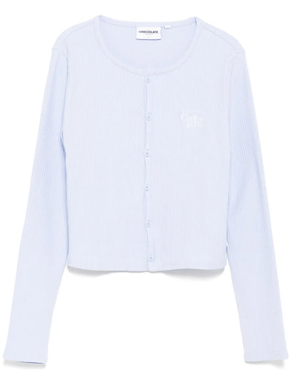 Logo-Embroidered Top
