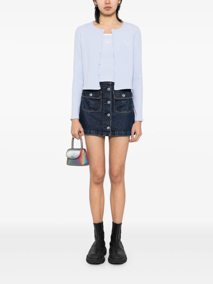 Logo-Embroidered Top