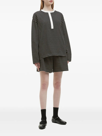Striped Shorts Set
