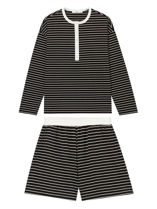 Striped Shorts Set