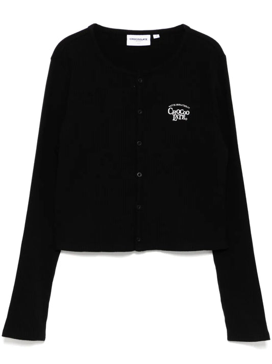 Logo-Embroidered Top