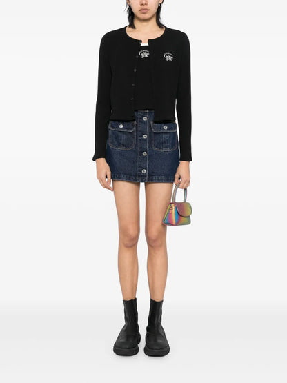 Logo-Embroidered Top