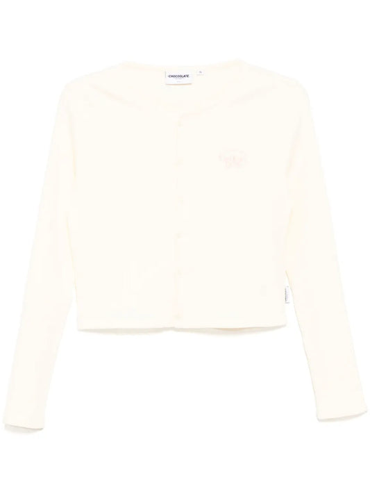Logo-Embroidered Top