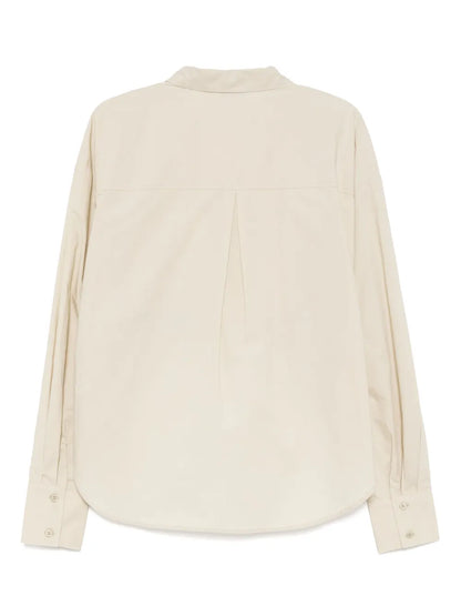 Asymmetric Tuck Shirt