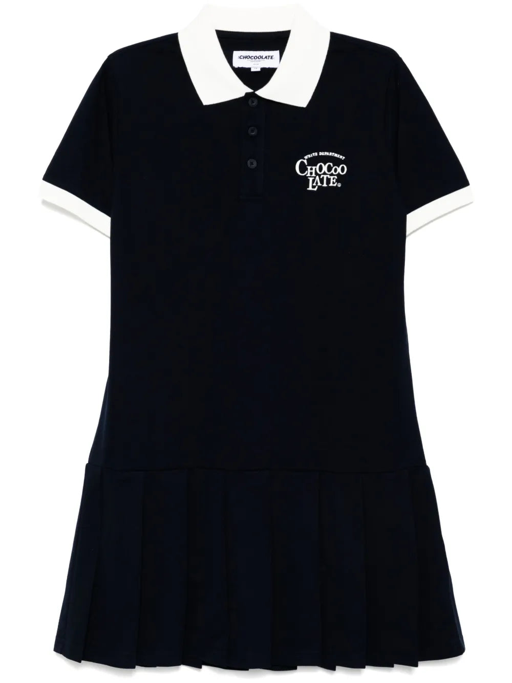 Logo-Embroidered Dress