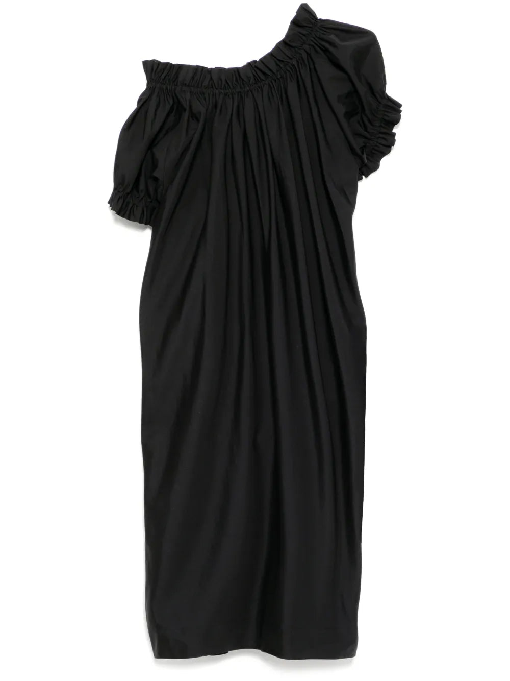 Gathered Ruffle Dress
