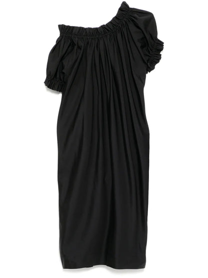 Gathered Ruffle Dress