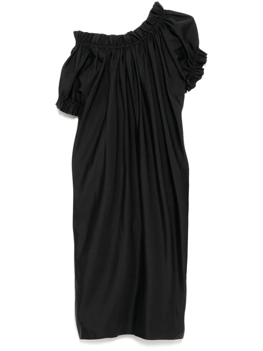 Gathered Ruffle Dress