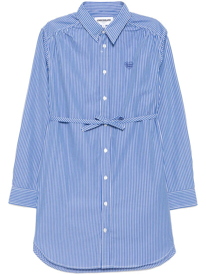 Striped Shirt Dress