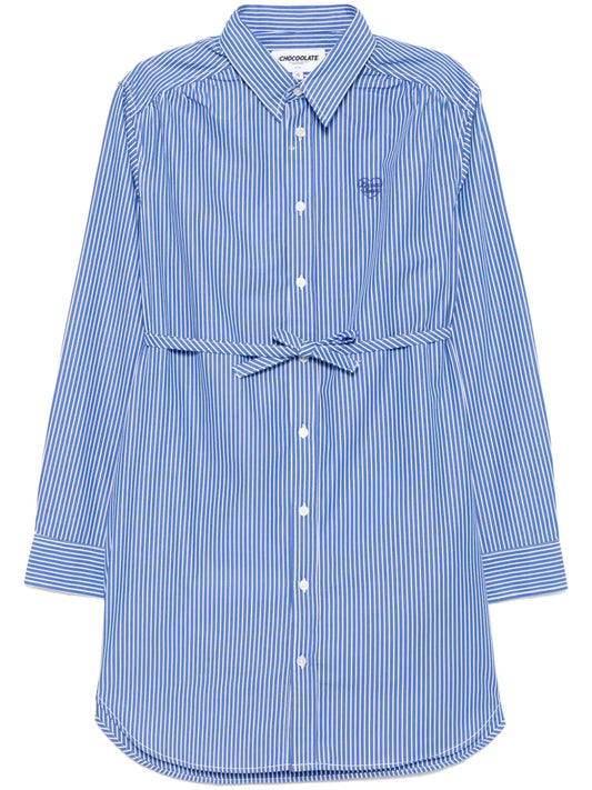 Striped Shirt Dress