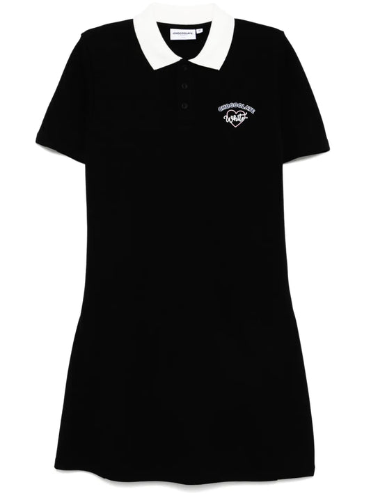 Logo-Embroidered Dress