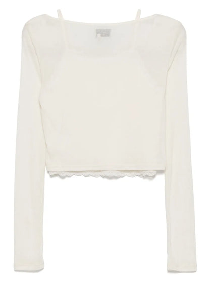 Logo-Embroidered Top