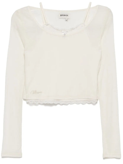 Logo-Embroidered Top