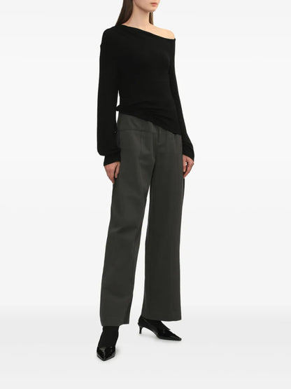 Asymmetric-Neck Top