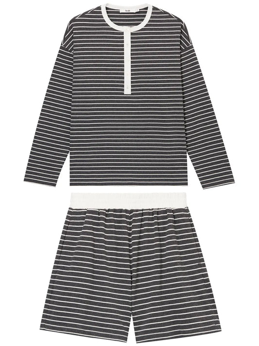 Striped Shorts Set
