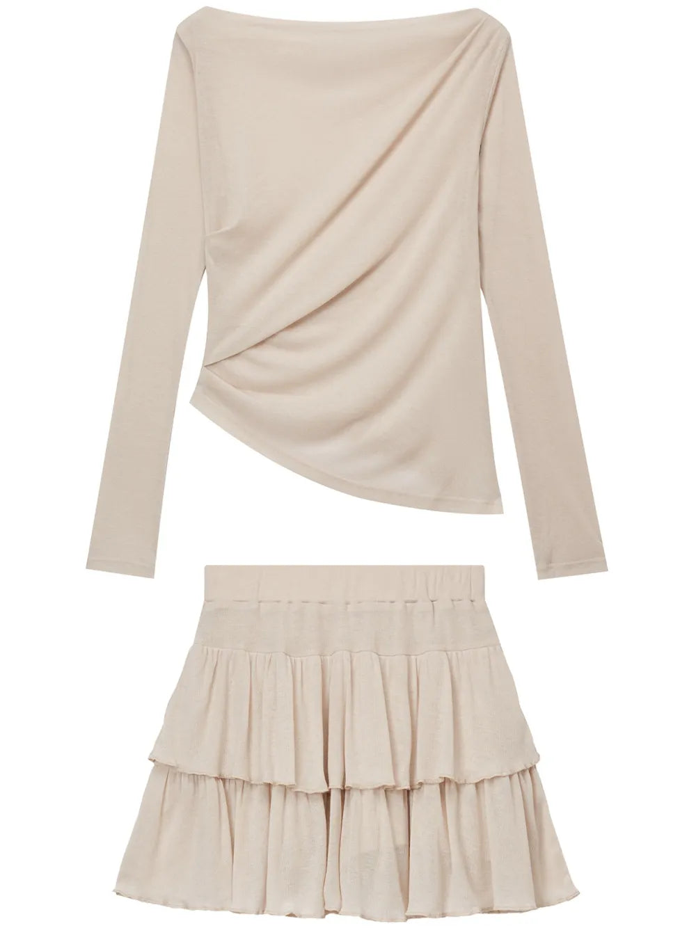 Ruffled Mini Skirt