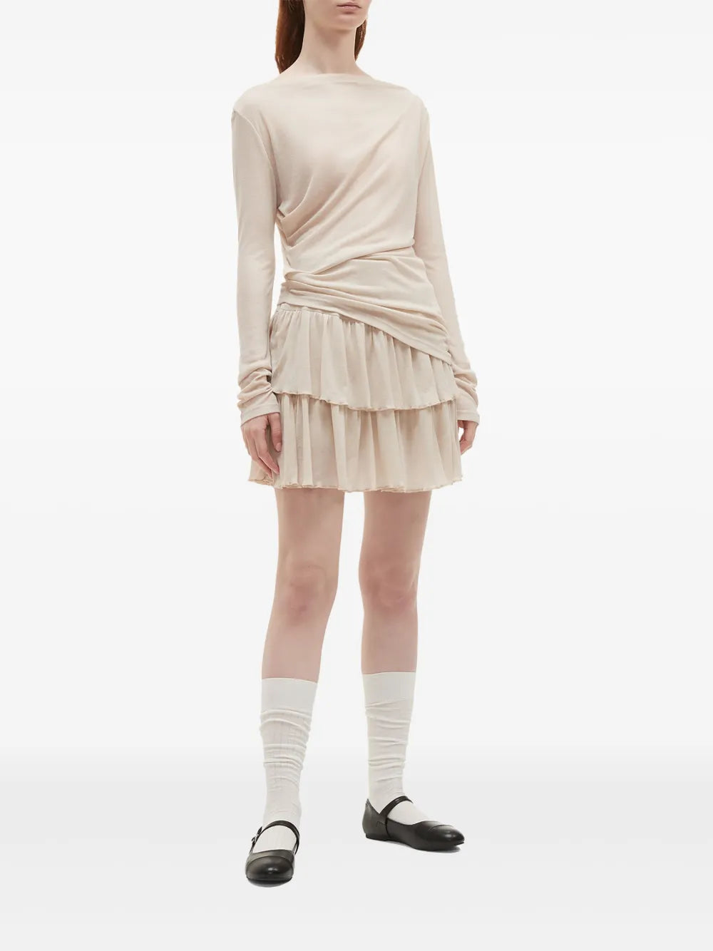 Ruffled Mini Skirt