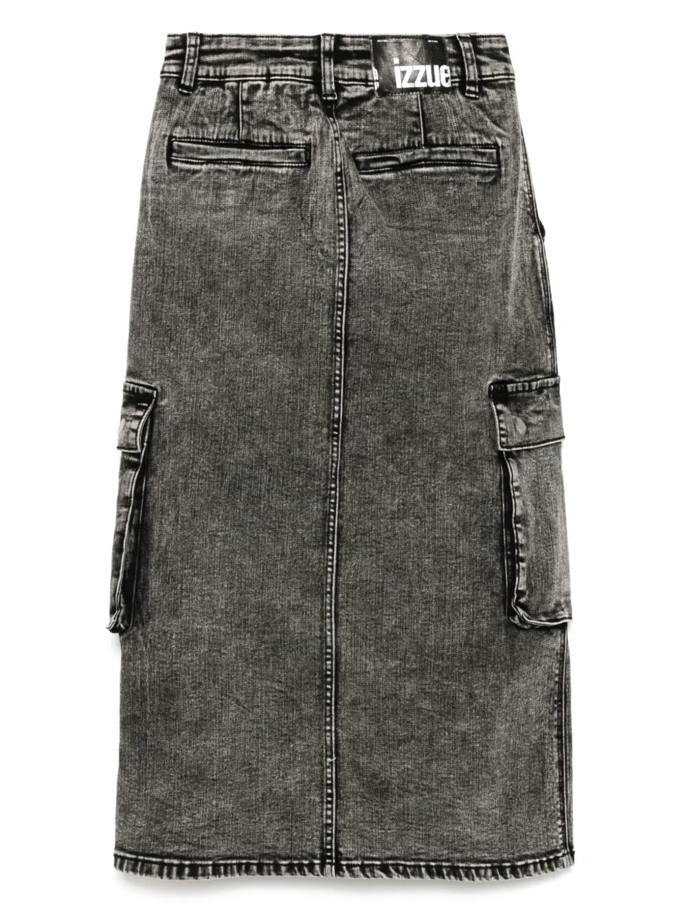 Denim Cargo Skirt