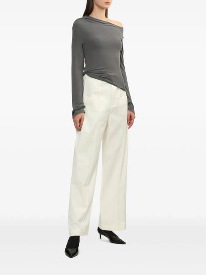 Straight-Leg Trousers