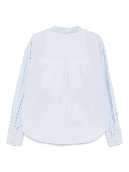 Asymmetric Tuck Shirt